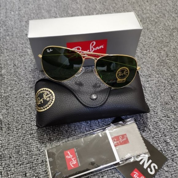 Unisex Ray Ban Aviator Sunglasses G-15 58mm - Picture 1 of 6